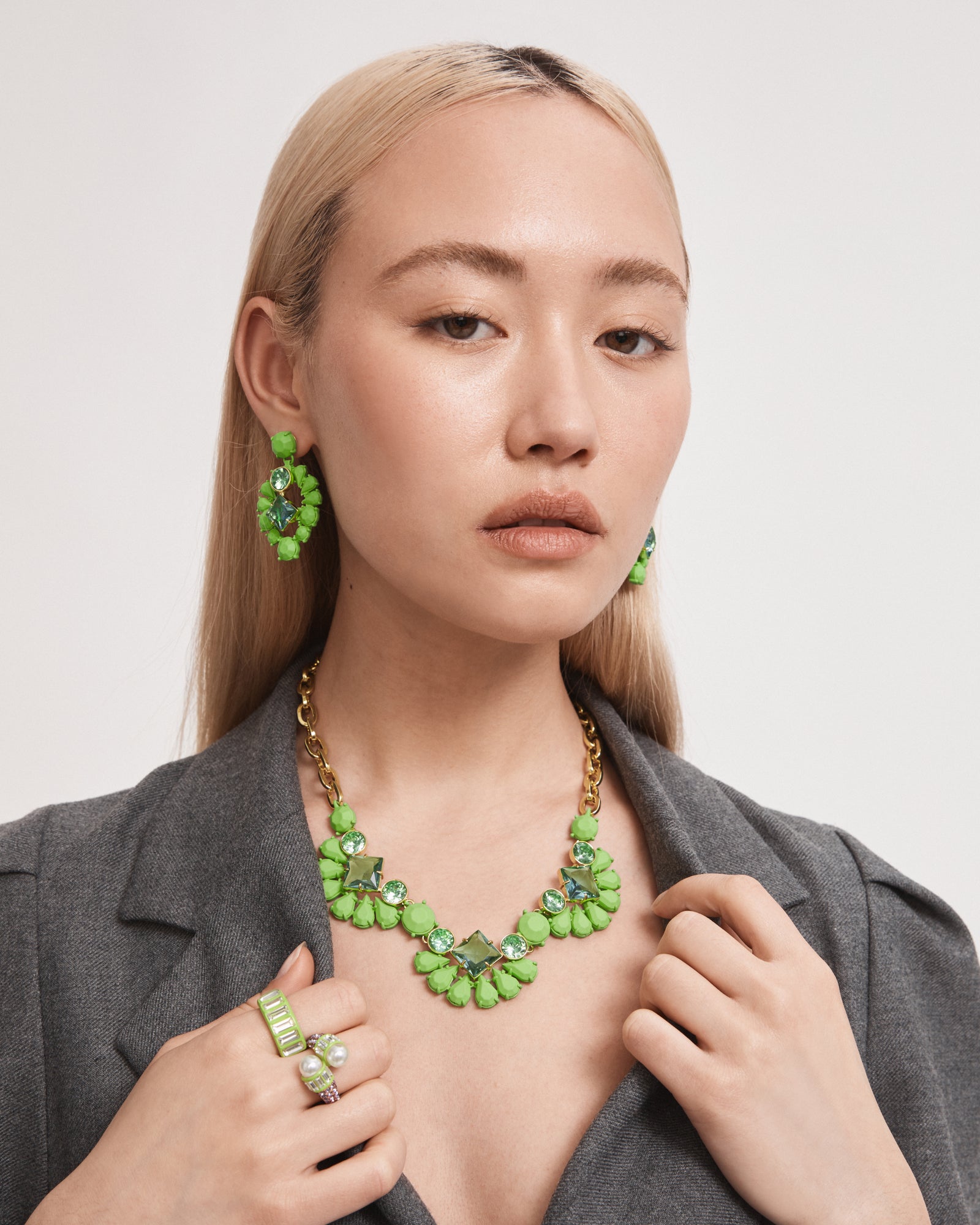 Iggy Necklace - Hot Pop Green