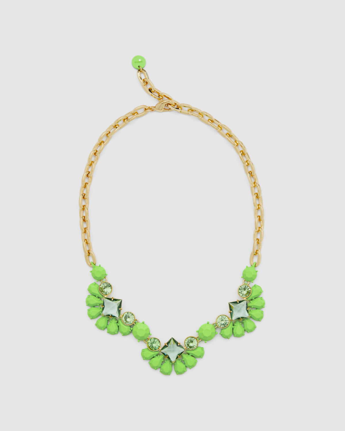 Iggy Necklace - Hot Pop Green