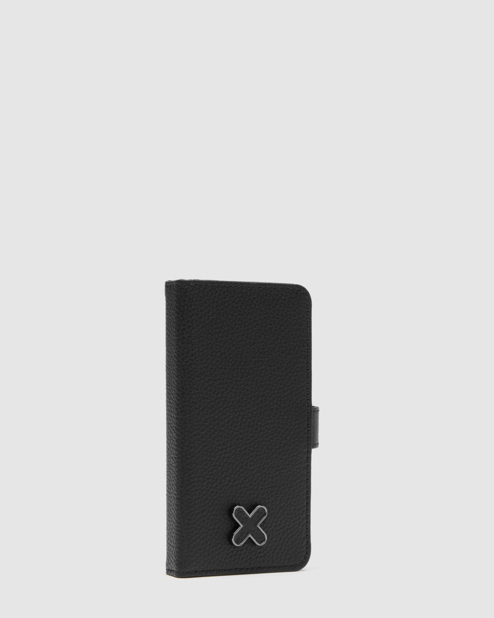 Hendrix Flip Case For Iphone Se-8-7-6S-6 - Black Gunmetal