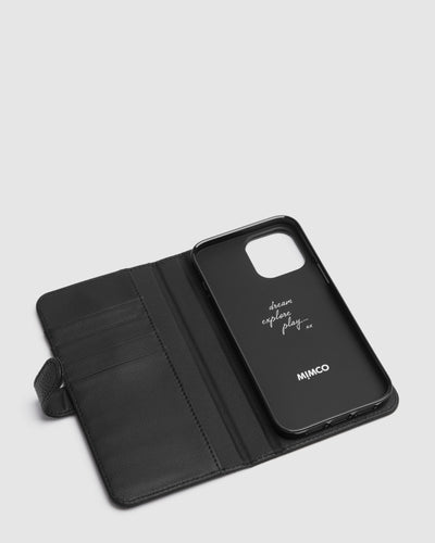 Hendrix Flip Case For Iphone 13 Pro Max - Black Gunmetal