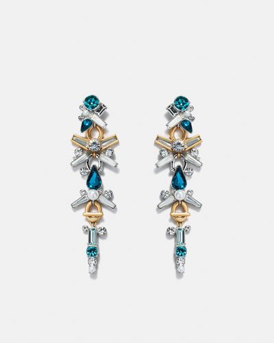 Comet Drop Earrings - Lagoon