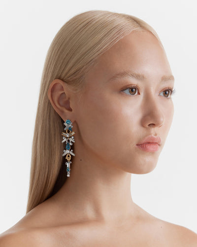 Comet Drop Earrings - Lagoon