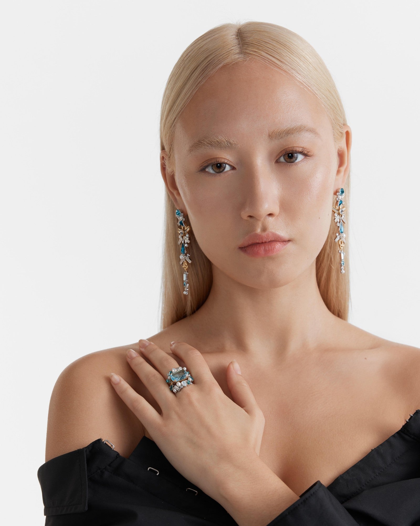Comet Drop Earrings - Lagoon