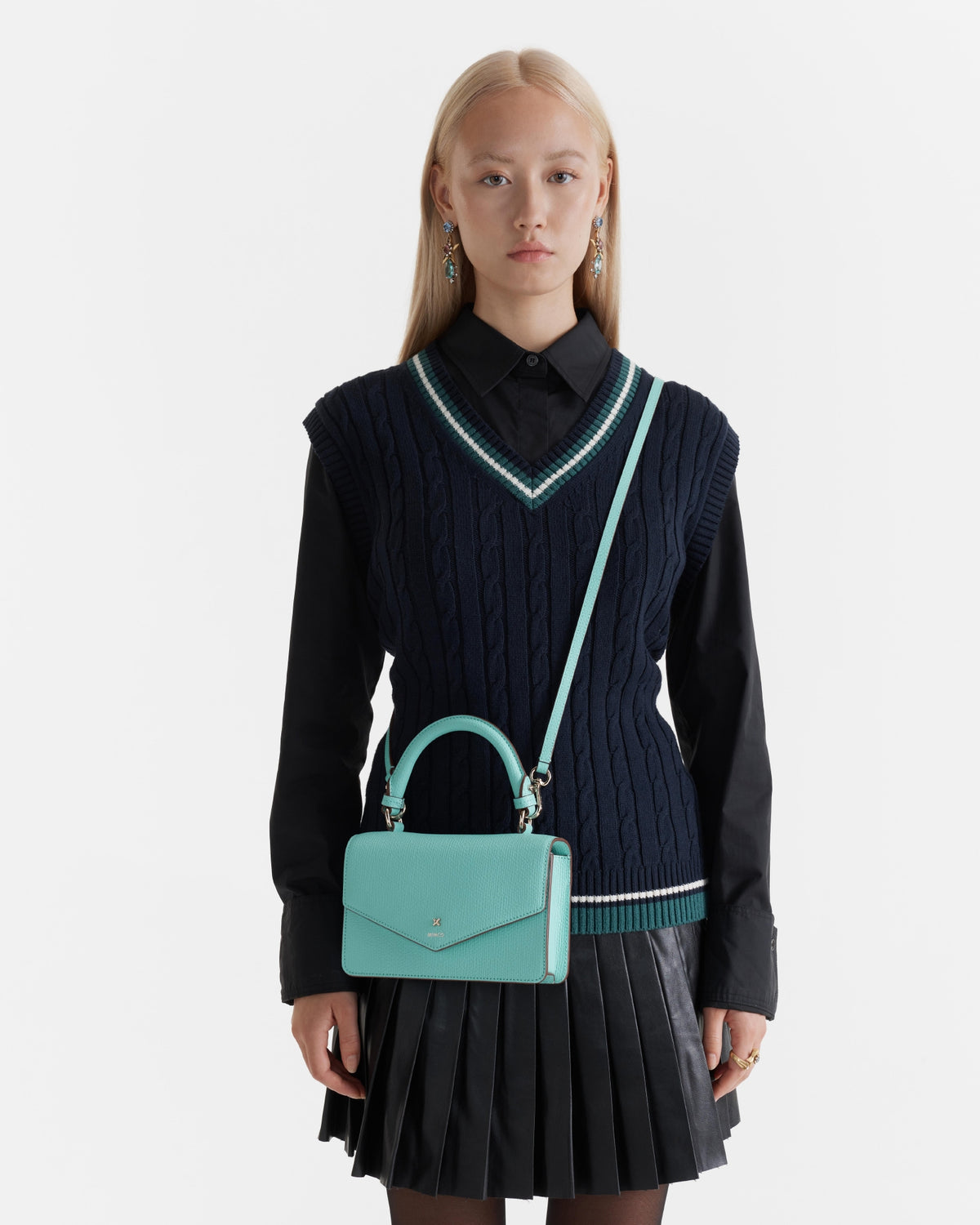 D-Vine Grab Crossbody Bag - Lagoon