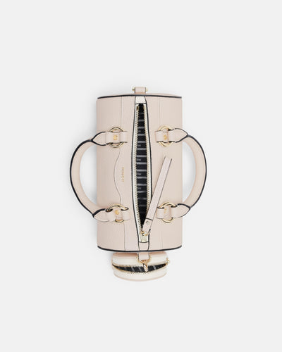 Jett Cylinder Crossbody Bag - Pearl