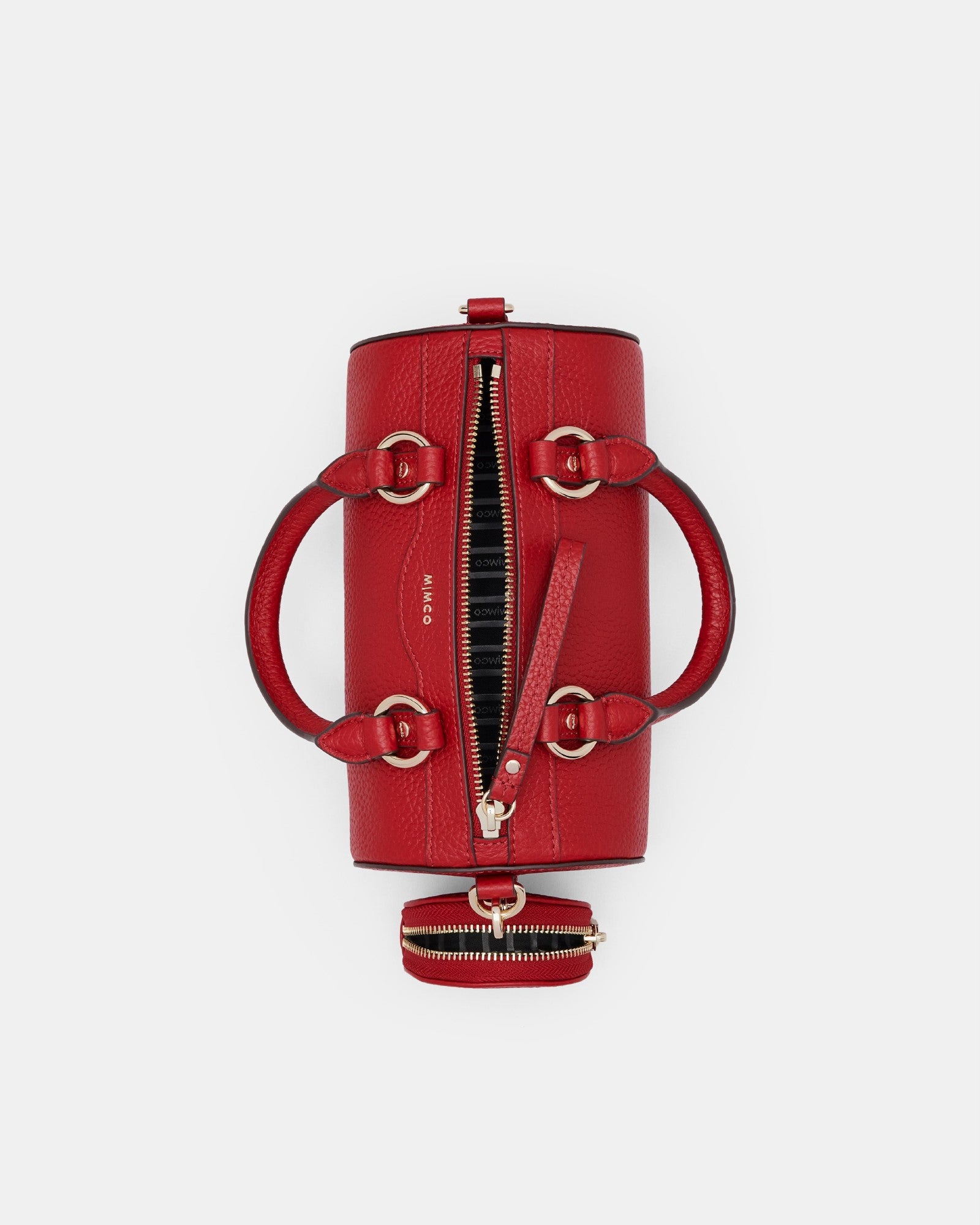 Jett Cylinder Crossbody Bag - Rich Red