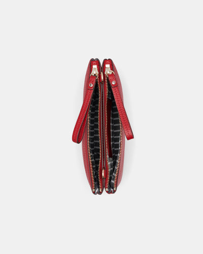 Jett Duo Crossbody Bag - Rich Red