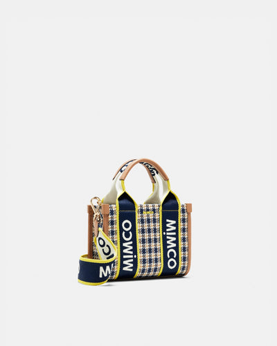 Stevie Micro Tote Crossbody Bag - Navy
