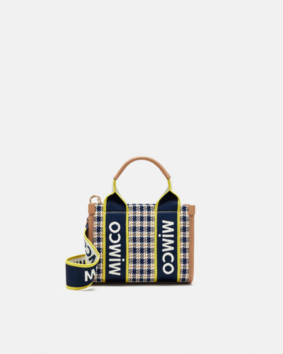 Stevie Micro Tote Crossbody Bag - Navy