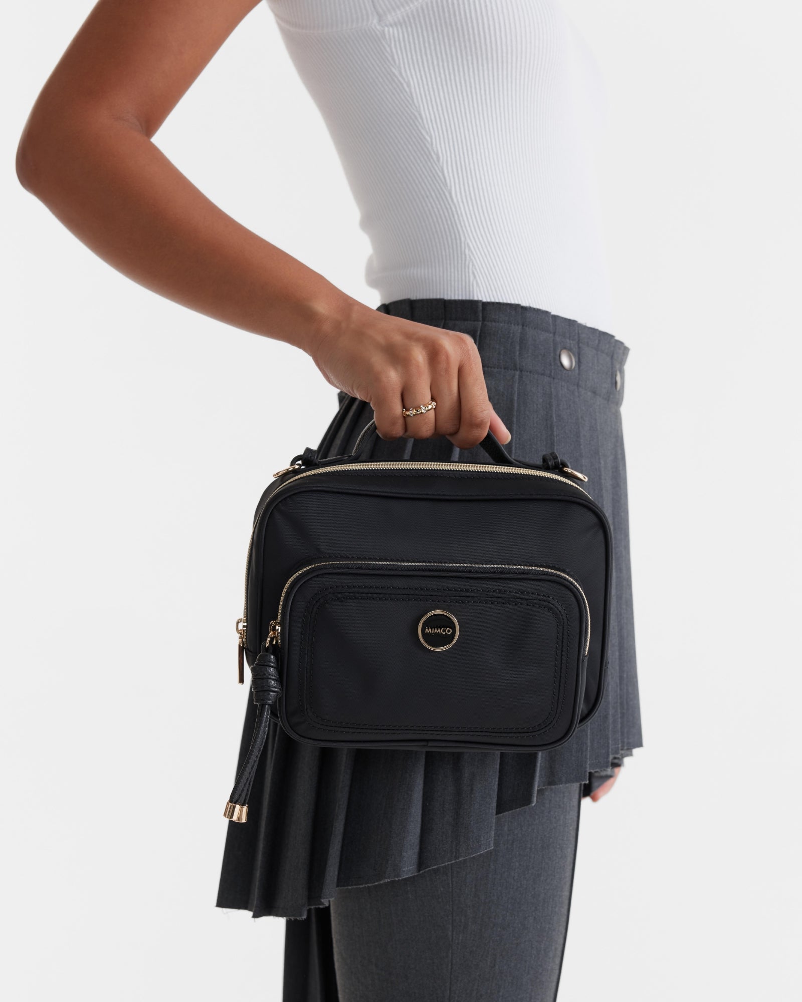 Nextalgia Crossbody Bag - Black Light Gold