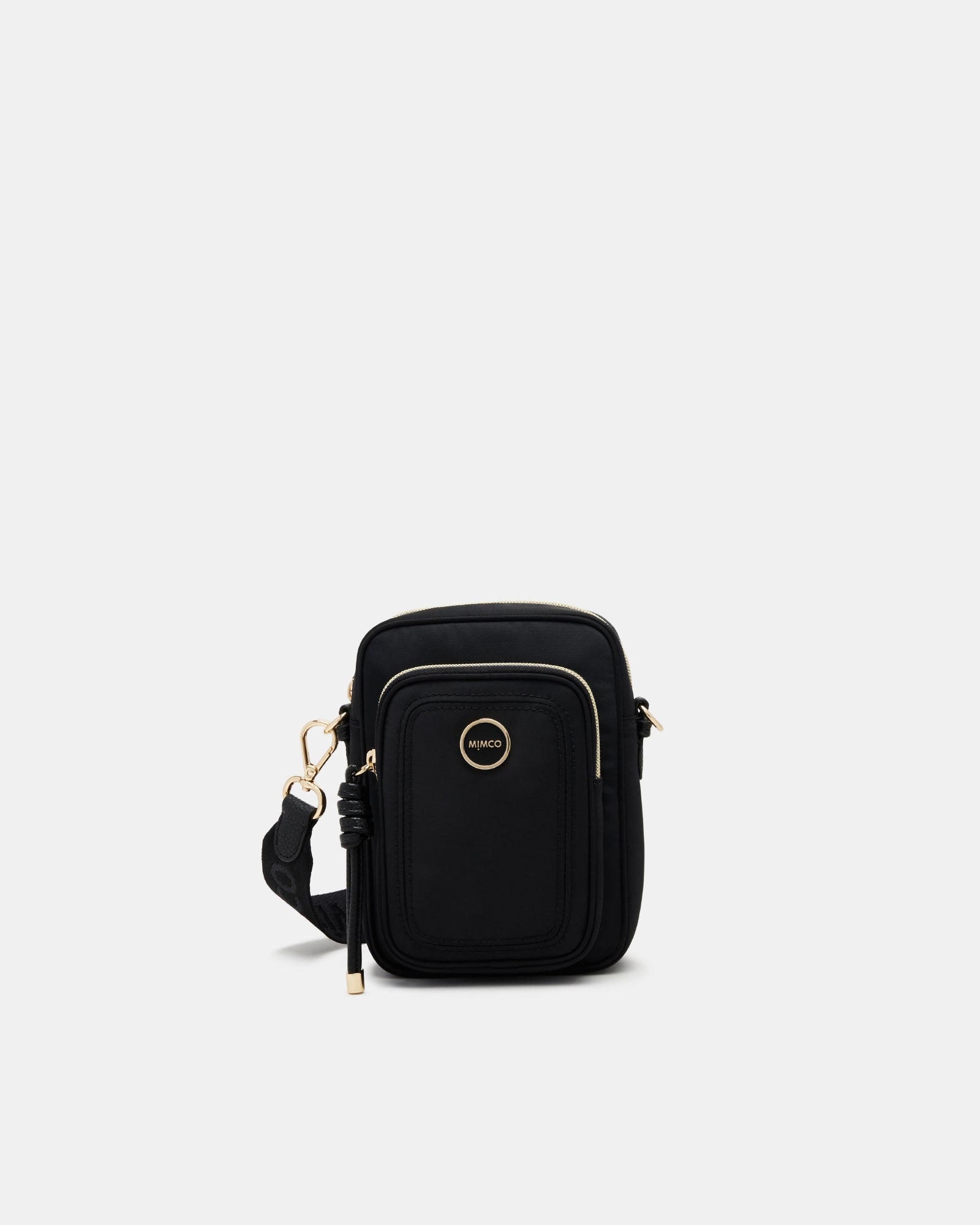 Nextalgia Phone Crossbody Bag - Black Light Gold