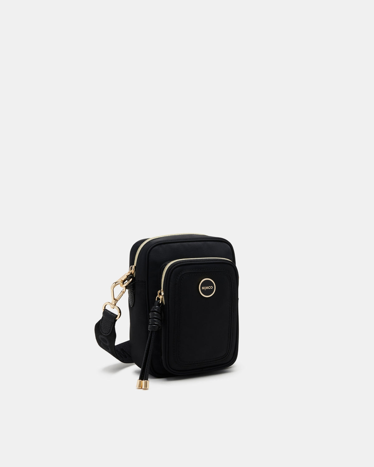 Nextalgia Phone Crossbody Bag - Black Light Gold