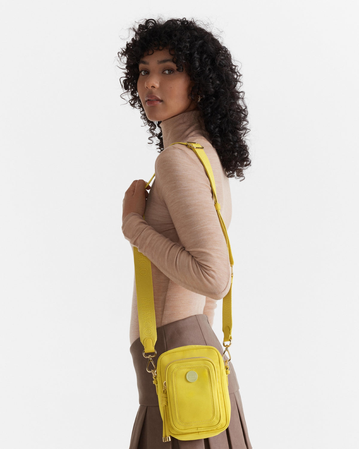 Nextalgia Phone Crossbody Bag - Spiced Chartreuse