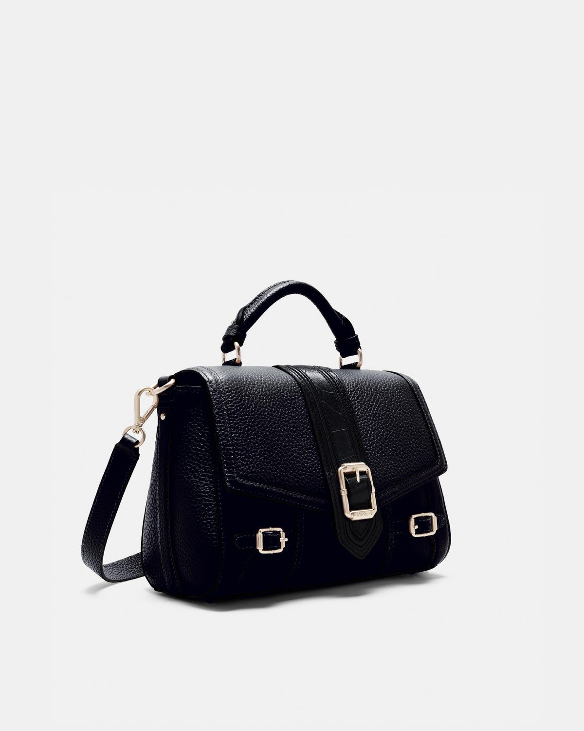 Zeppelin Satchel Bag - Black Light Gold