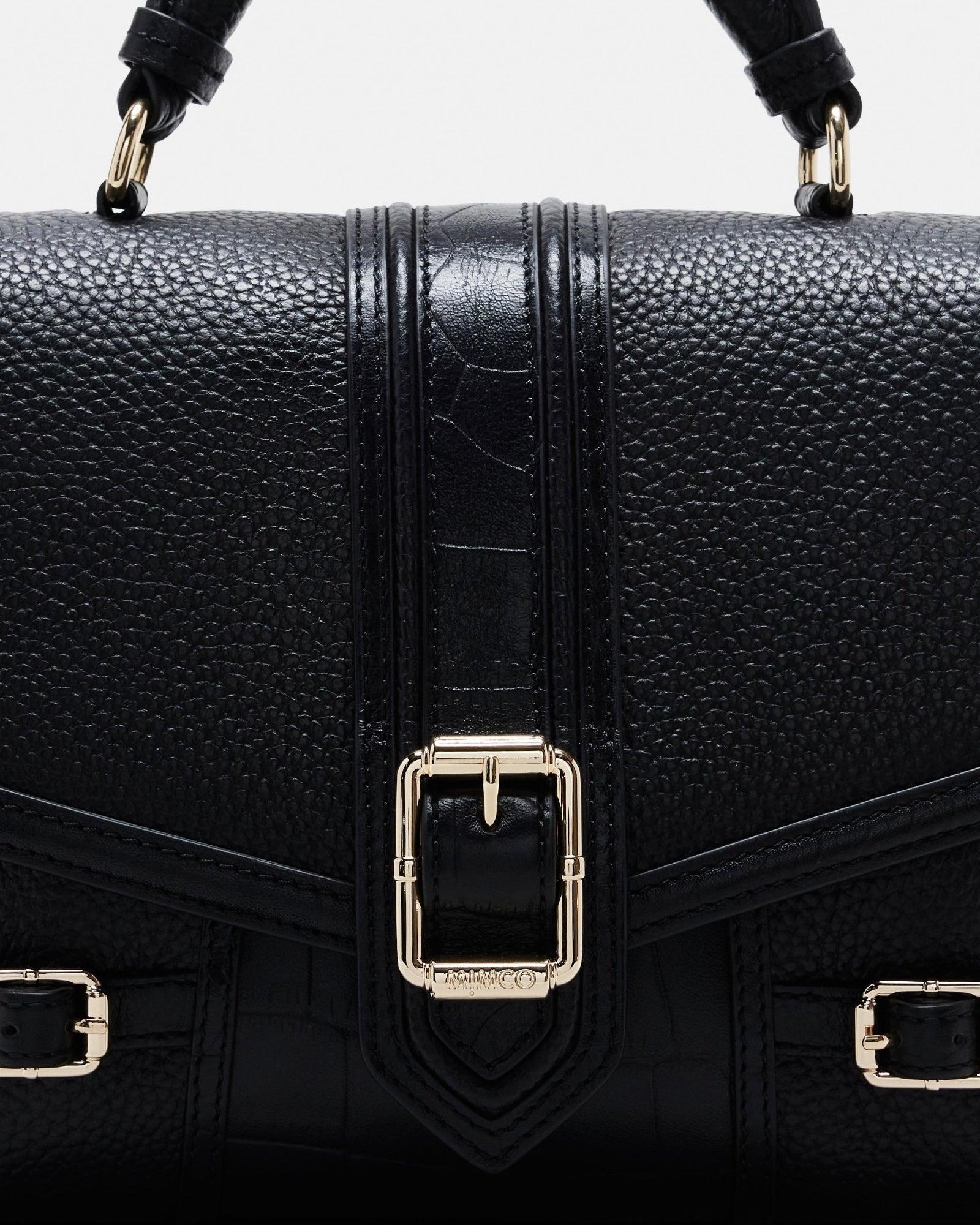 Zeppelin Satchel Bag - Black Light Gold
