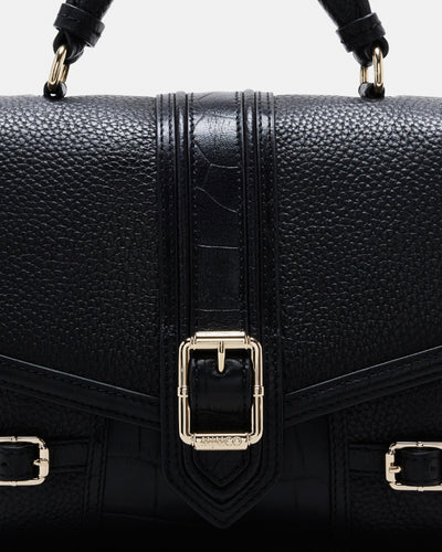 Zeppelin Satchel Bag - Black Light Gold
