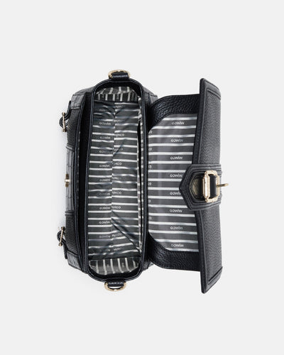Zeppelin Satchel Bag - Black Light Gold