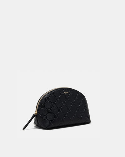 Mim-Gram Cosmetic Bag - Black Light Gold