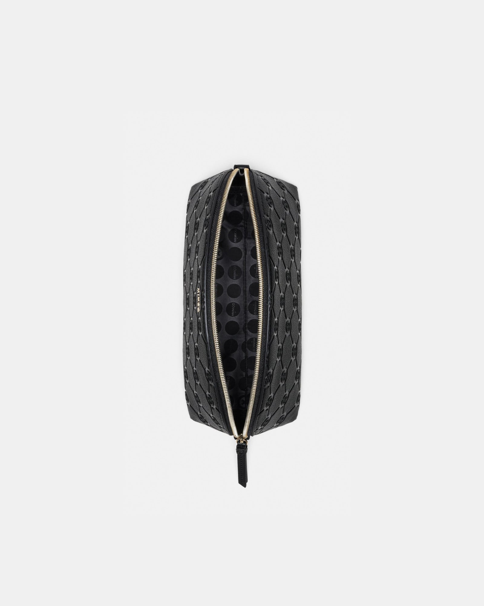 Mim-Gram Cosmetic Bag - Black Light Gold