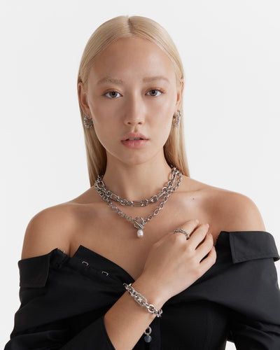 Everly Necklace - Silver
