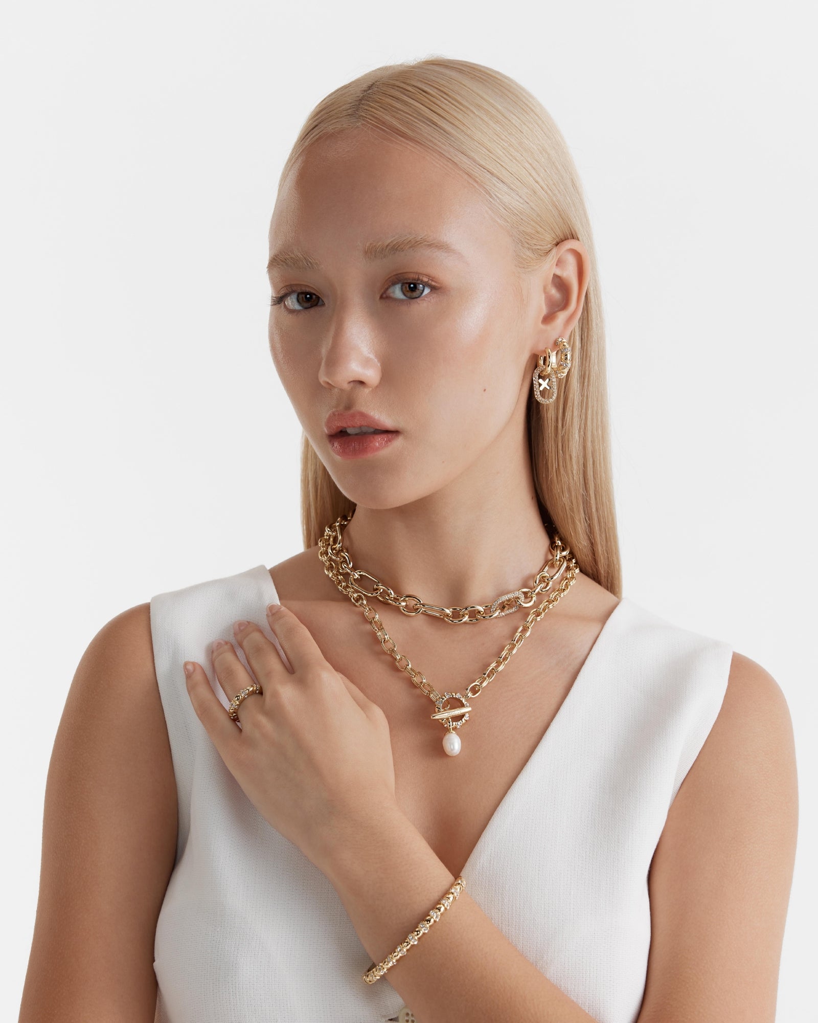Everly Necklace - Gold
