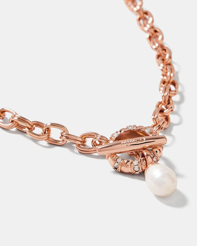 Everly Pendant Necklace - Rose Gold