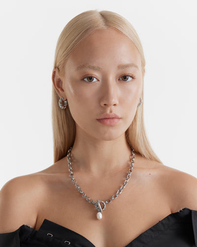 Everly Pendant Necklace - Silver