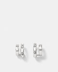Ringo Hoop Earrings - Silver