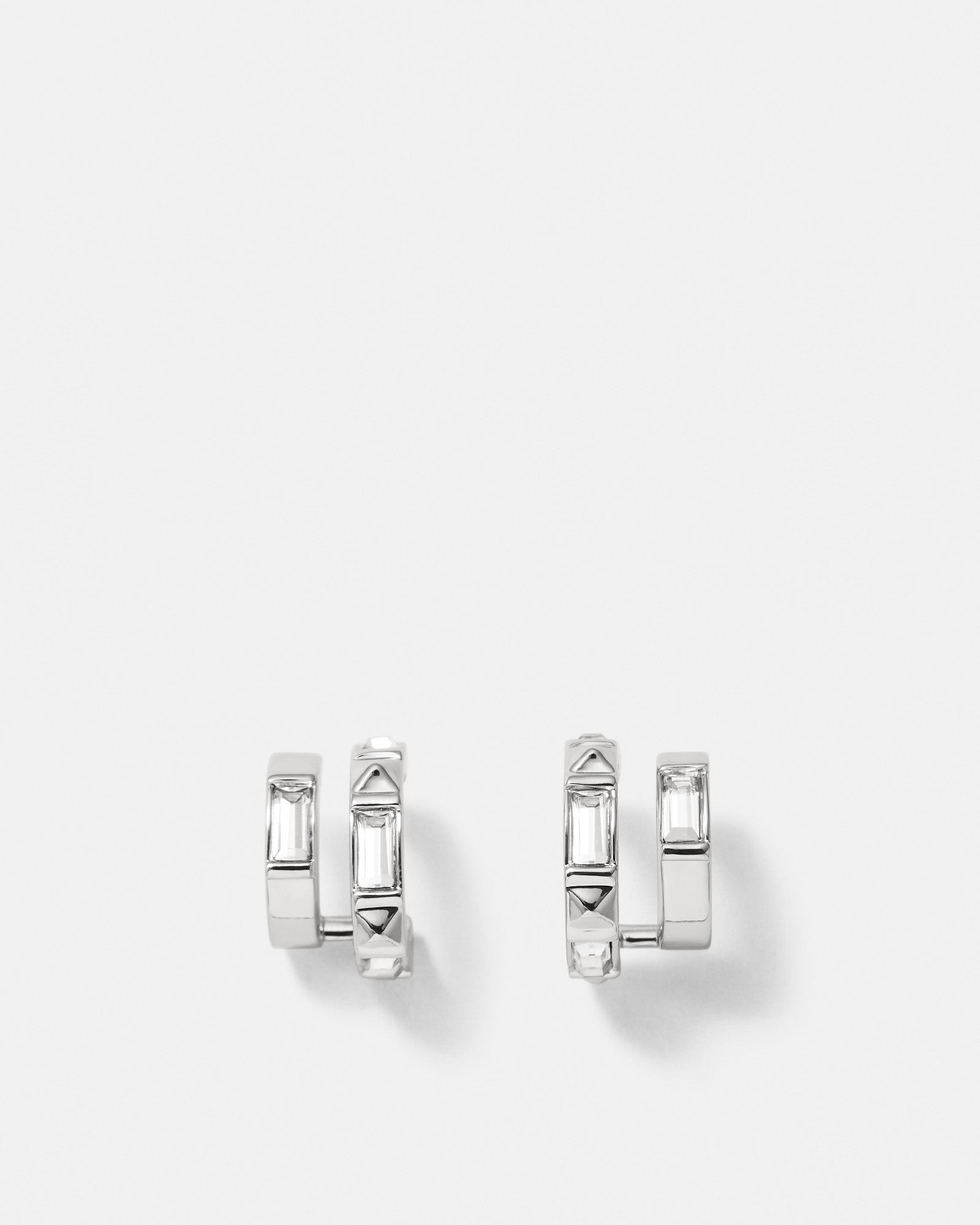 Ringo Hoop Earrings - Silver