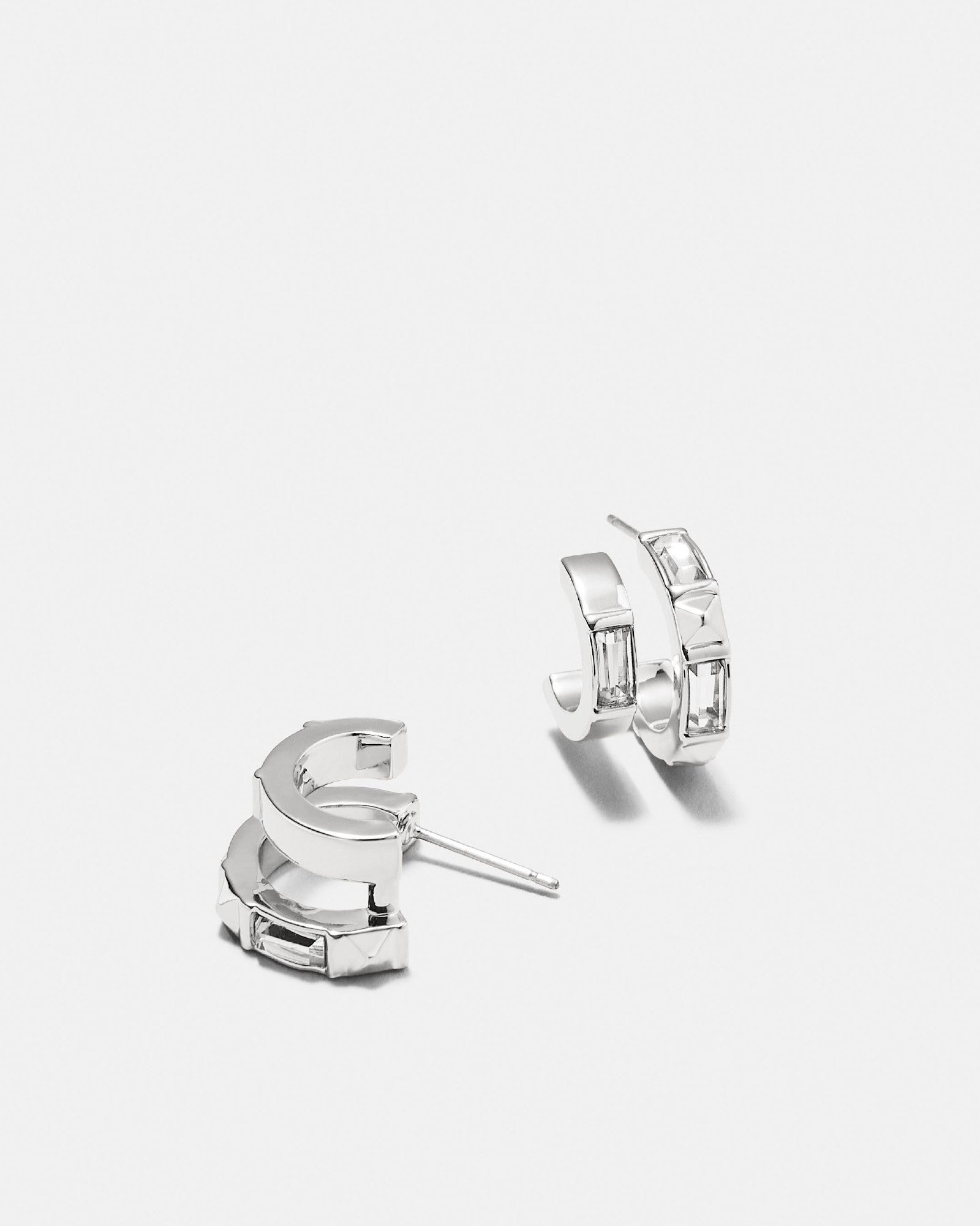 Ringo Hoop Earrings - Silver