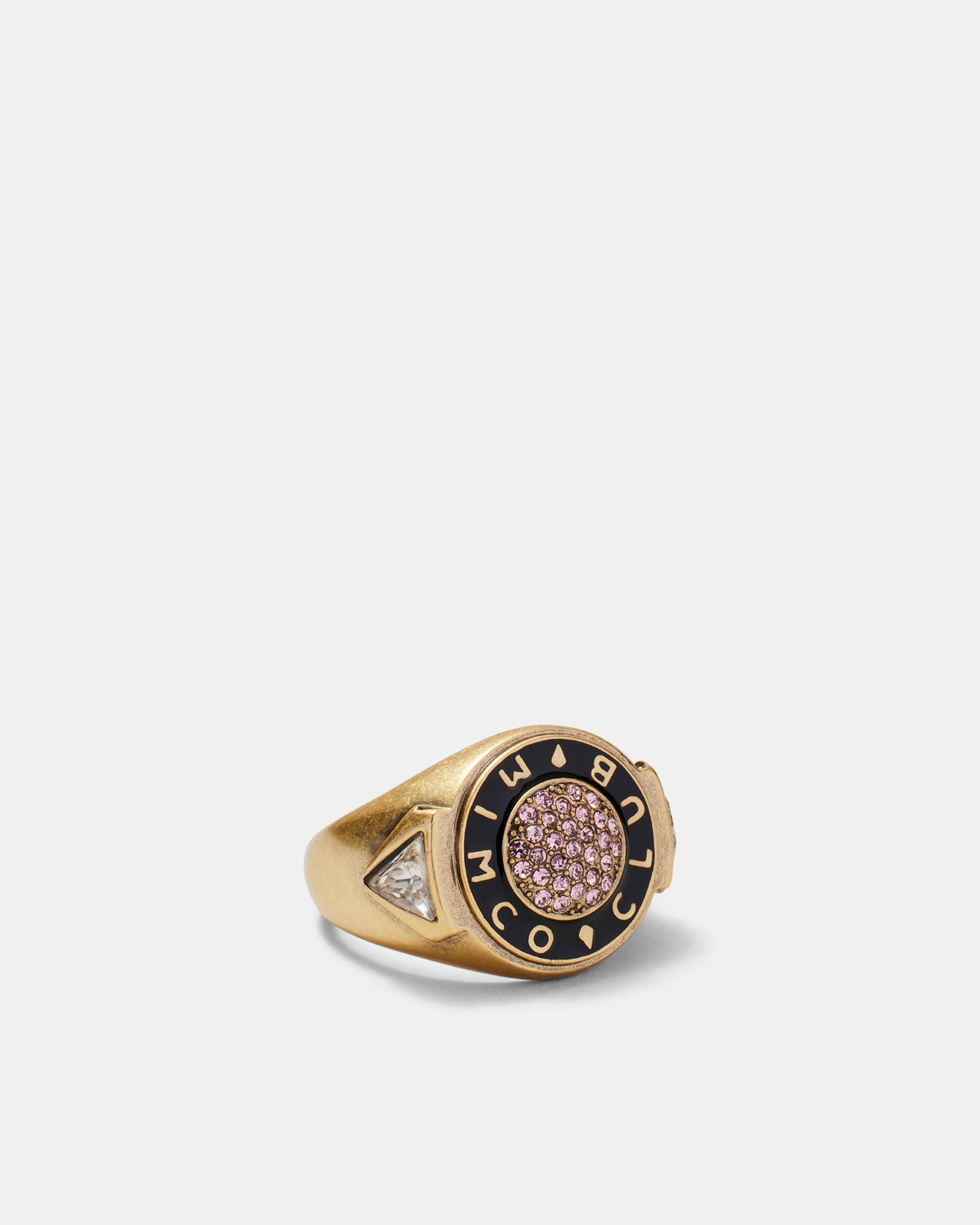 Verity Signet Ring - Ice Pink