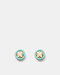 Supermicra Halo Stud Earrings - Lagoon