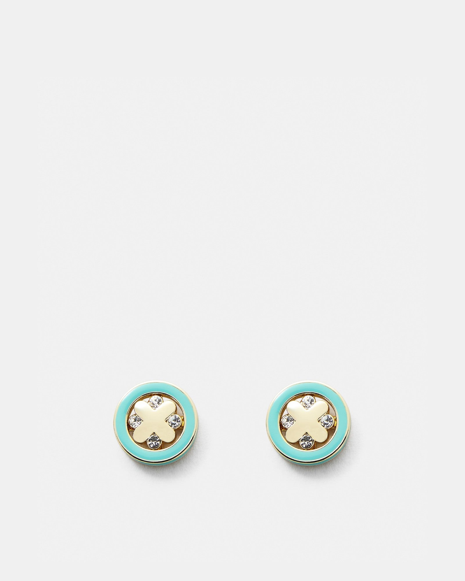 Supermicra Halo Stud Earrings - Lagoon