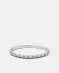 Everly Hinge Bangle - Silver