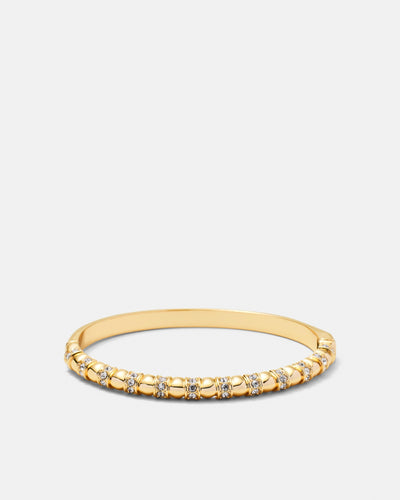 Everly Hinge Bangle - Gold