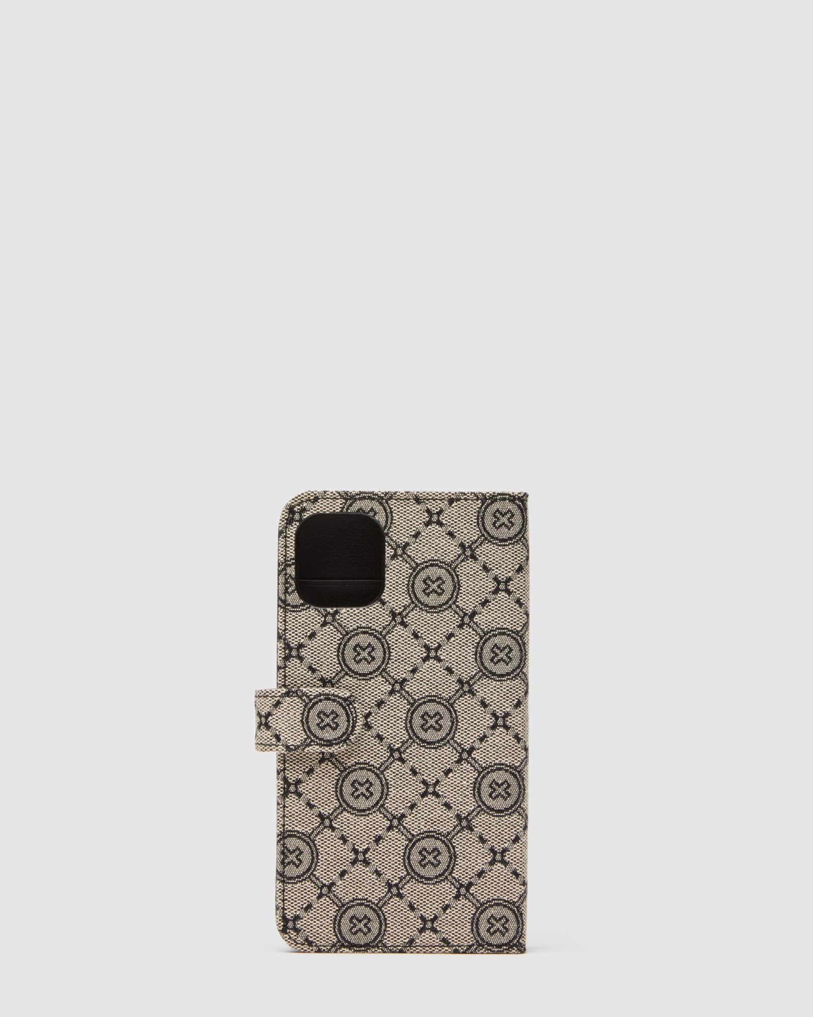 Mim-Gram Flip Case For Iphone 13-13 Pro - Black Light Gold