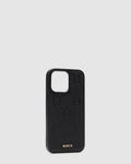 Mim-Gram Phone Case For Iphone 14 Pro Max - Black Light Gold
