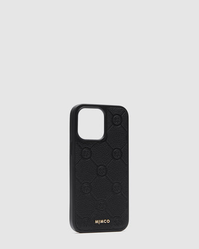 Mim-Gram Phone Case For Iphone 14 Pro Max - Black Light Gold