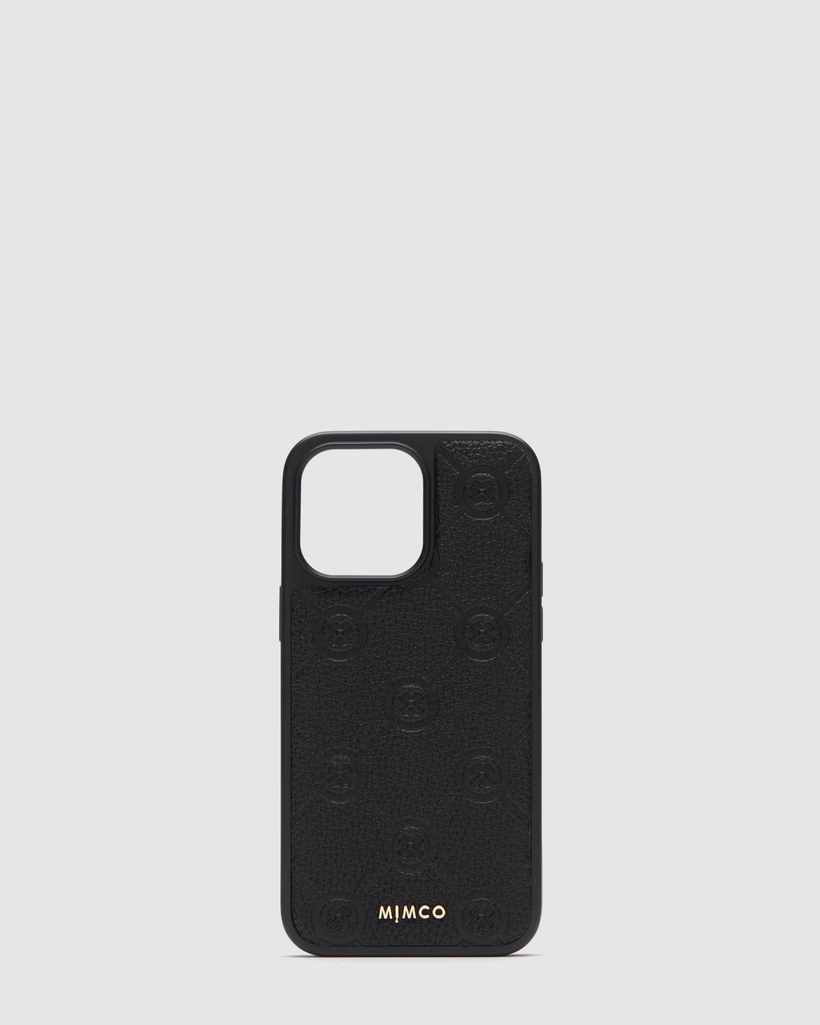Mim-Gram Phone Case For Iphone 14 Pro Max - Black Light Gold