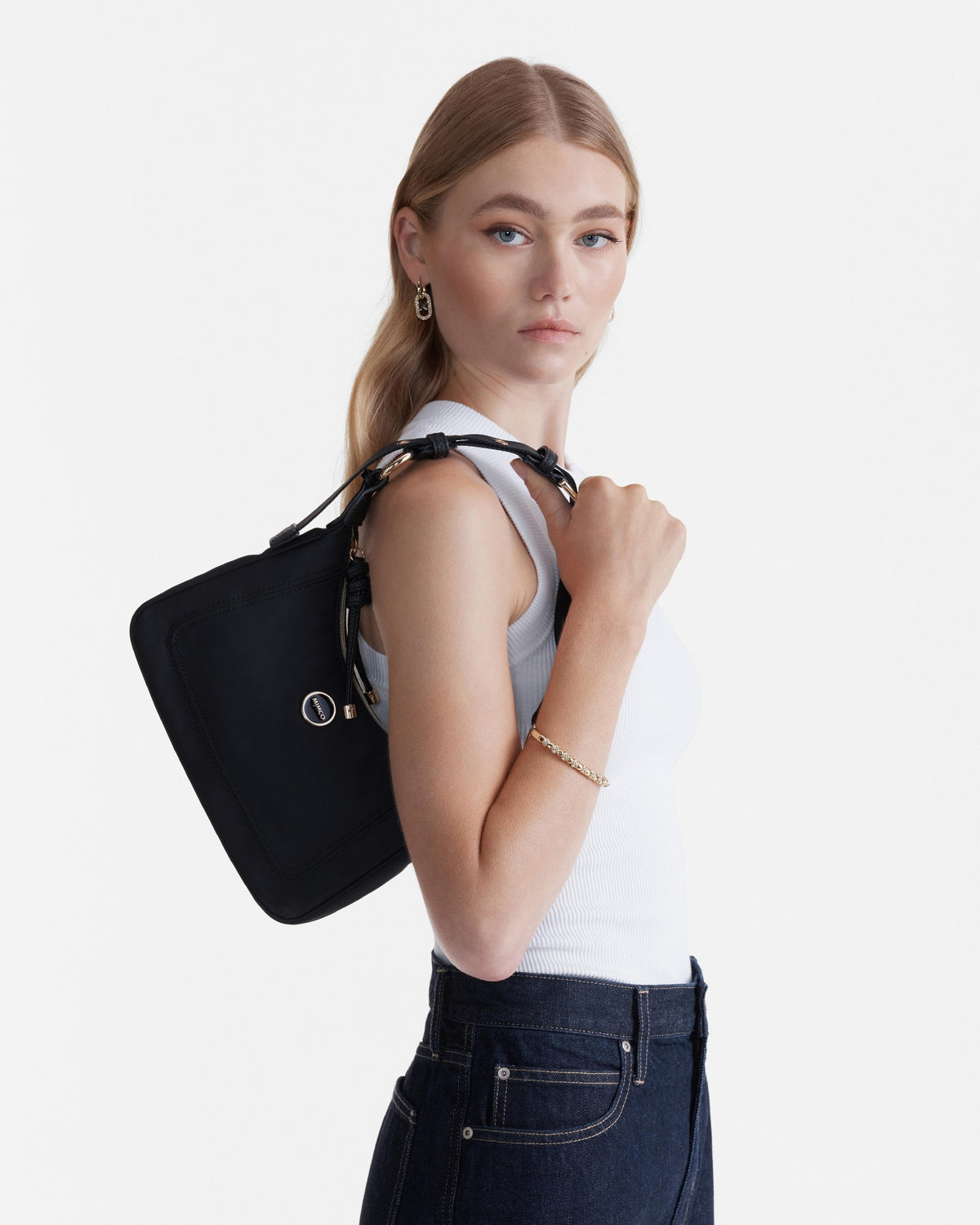 Nextalgia Shoulder Bag - Black Light Gold