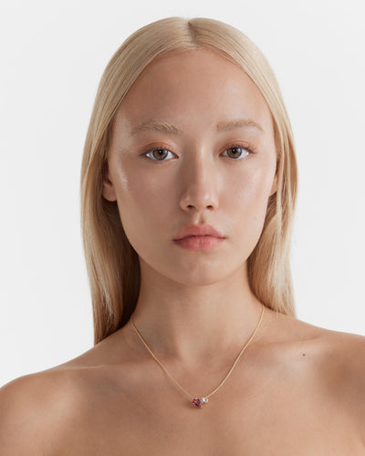 Limited Edition Pink Topaz Necklace - Pink Topaz