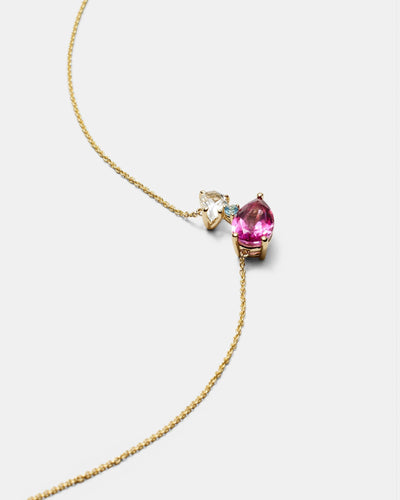 Limited Edition Pink Topaz Necklace - Pink Topaz