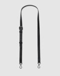 Link Crossbody Bag Strap 2cm - Black Gunmetal