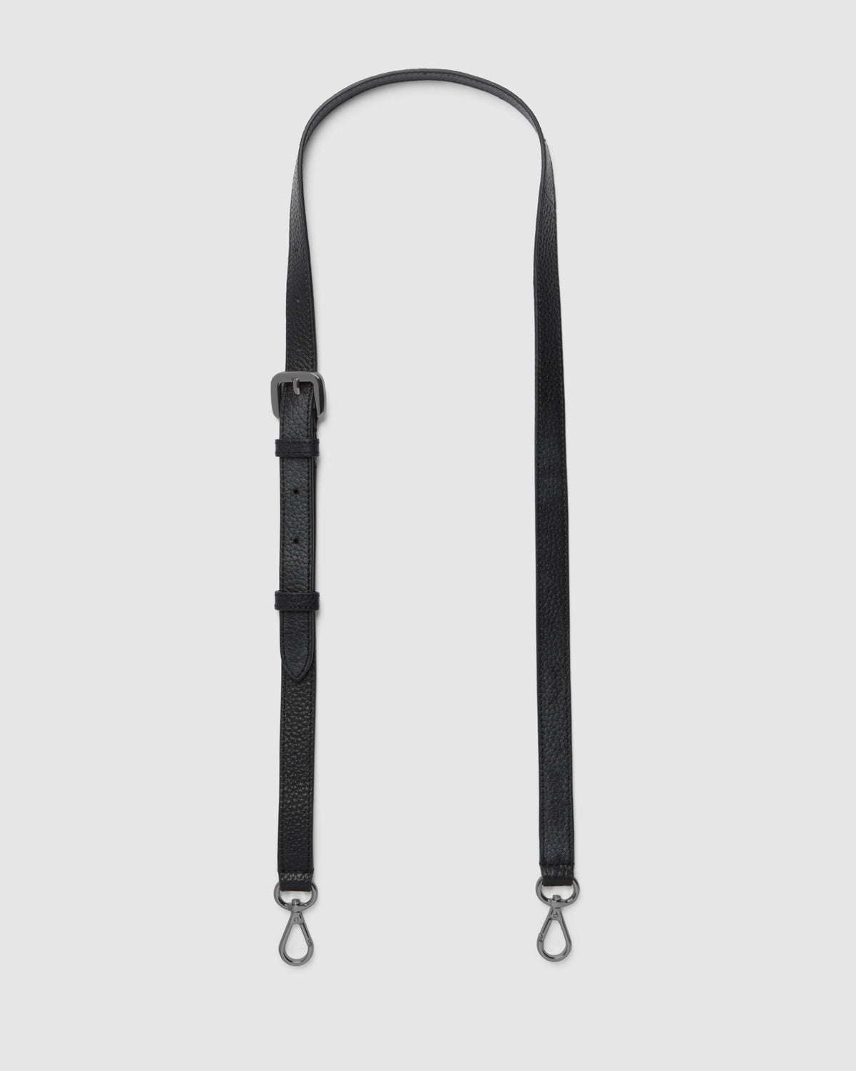 Link Crossbody Bag Strap 2cm - Black Gunmetal