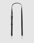 Link Crossbody Bag Strap 2cm - Black Light Gold