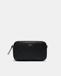 Mim-Gram Gusset Pouch - Black Light Gold