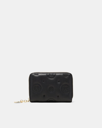 Flashback Leather Medium Wallet - Black