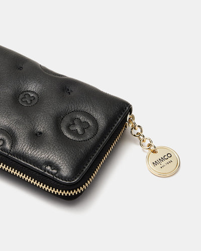 Flashback Leather Medium Wallet - Black