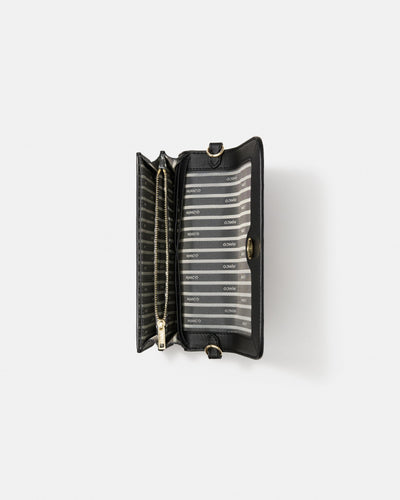 Prickly Pear Crossbody Bag - Black Light Gold