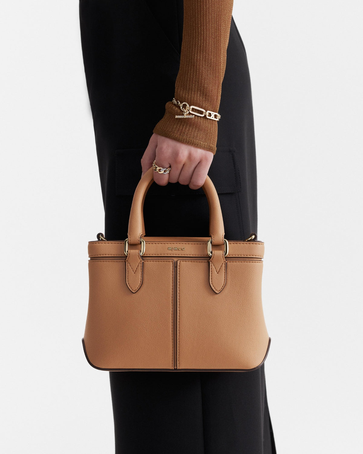 Prickly Pear Mini Tote Bag - Caramel